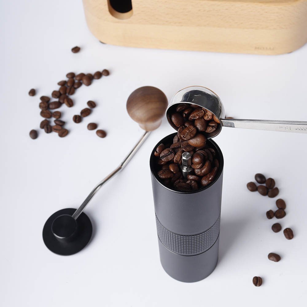 Premium Coffee Grinder — lifestyle shot
