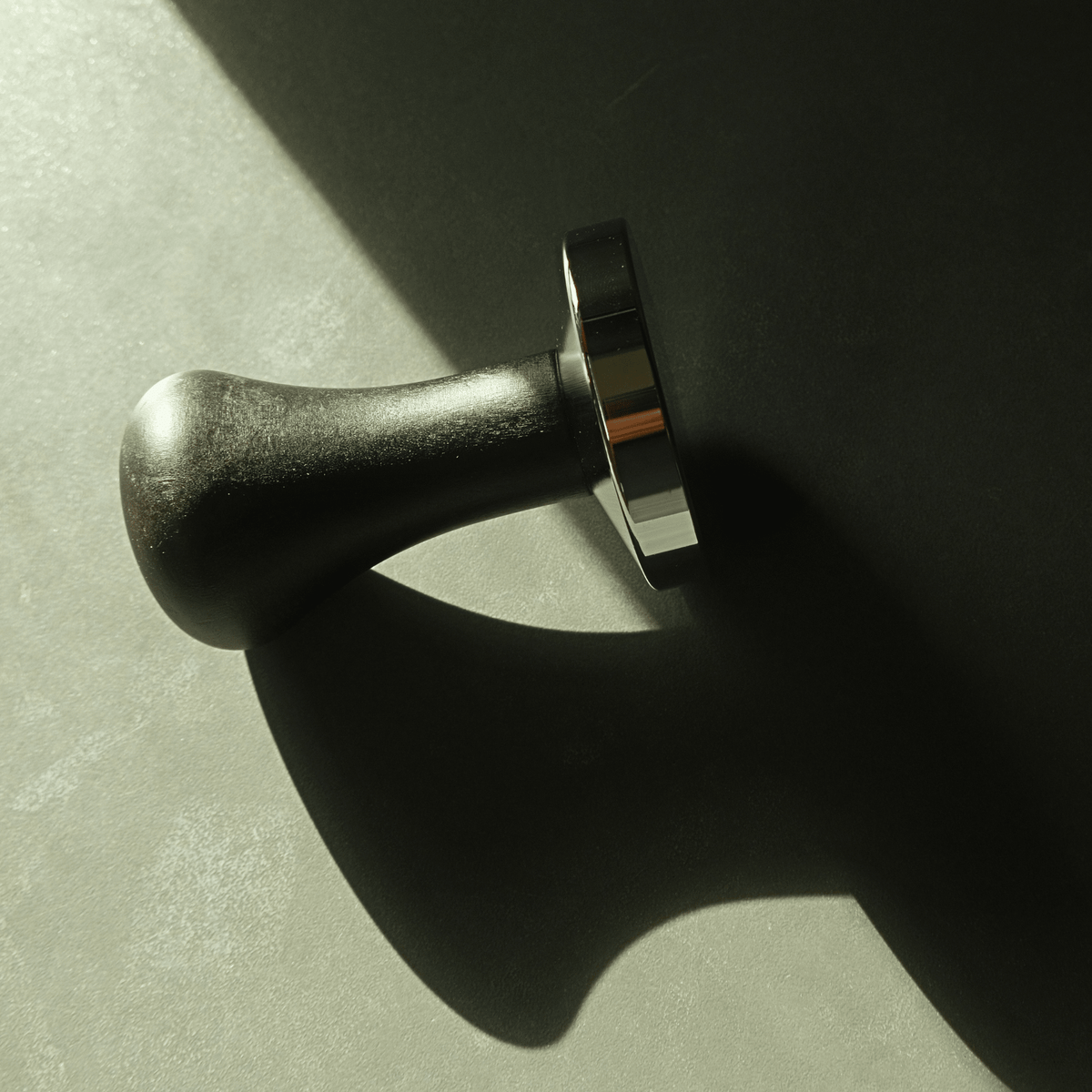 Black Timber Tamper 58mm