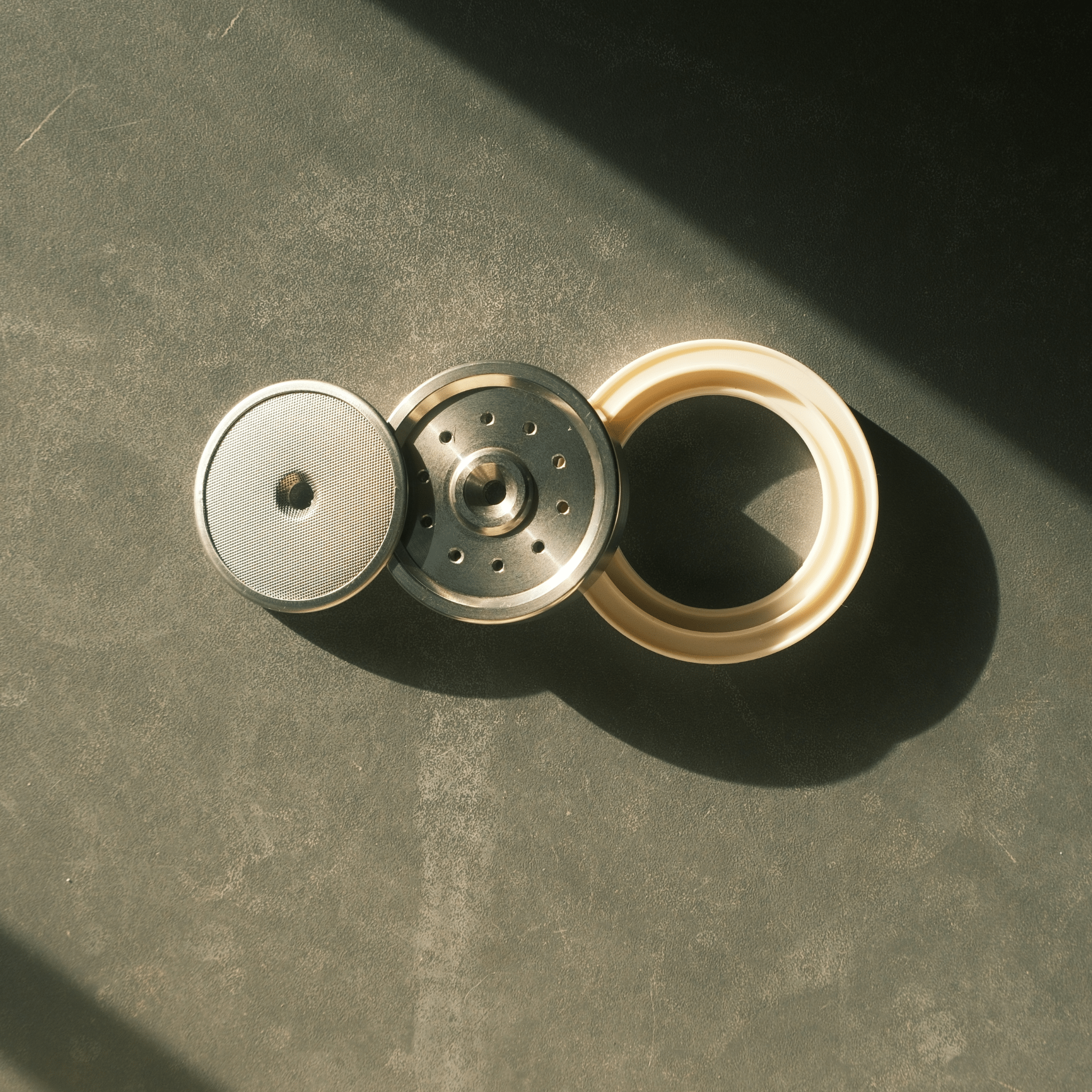 58mm Group Head Upgrade Kit - Precision Shower Screen, Stainless Diffuser Plate and Gasket