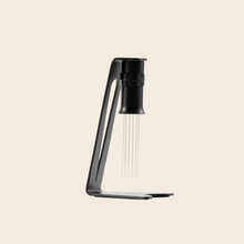 Coffee Needle Distributor With Magnetic Stand - Black — front view