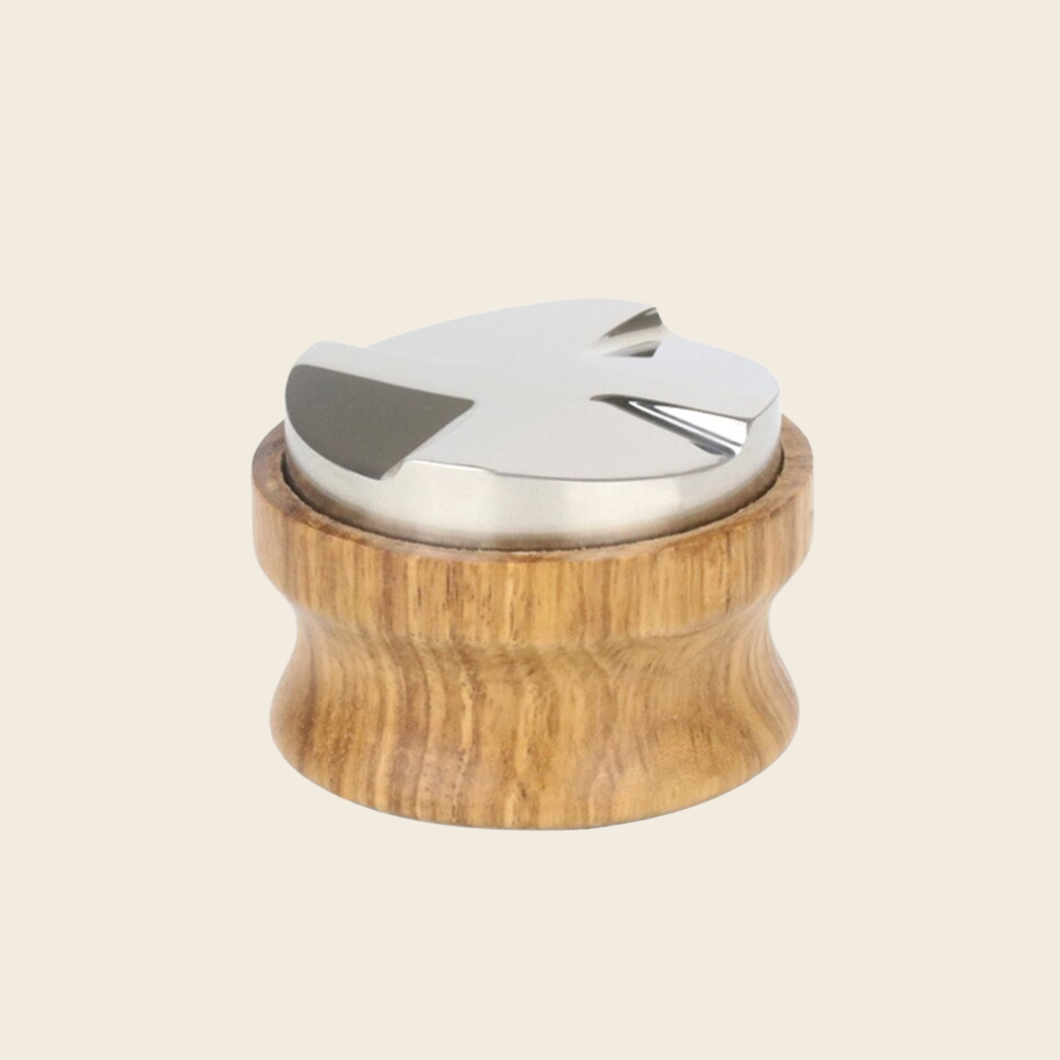 Coffee Distributor - 53mm - Wooden - Barista Grade