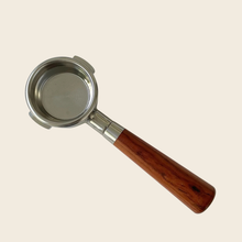 Load image into Gallery viewer, La Marzocco 58mm - Bottomless Portafilter - Almond Solid Wood
