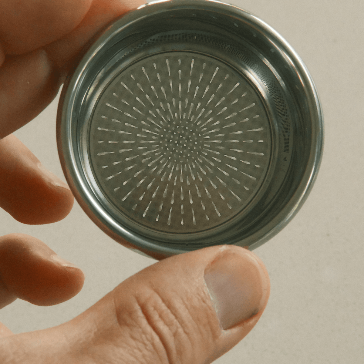 Precision Coffee Basket — High-Performance Espresso Filter — lifestyle shot